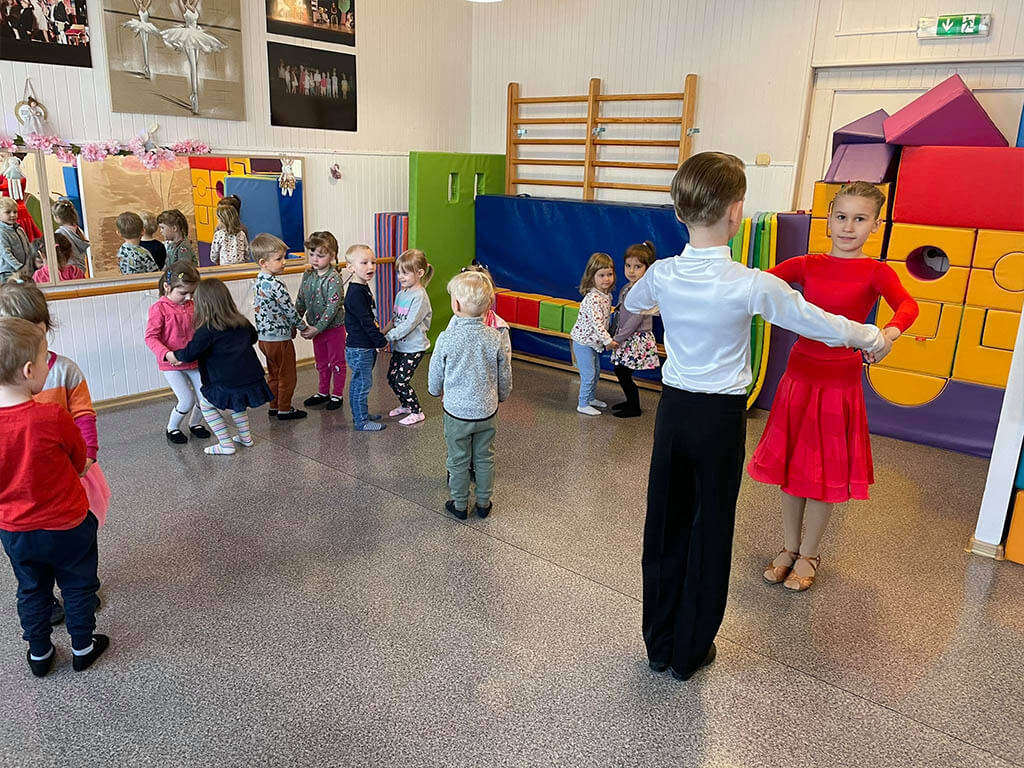 Pokaz taneczny w przedszkolu
