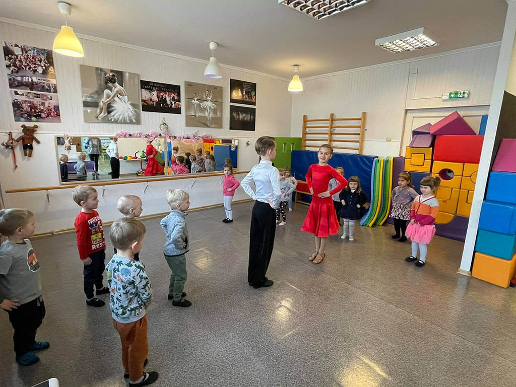 Pokaz taneczny w przedszkolu